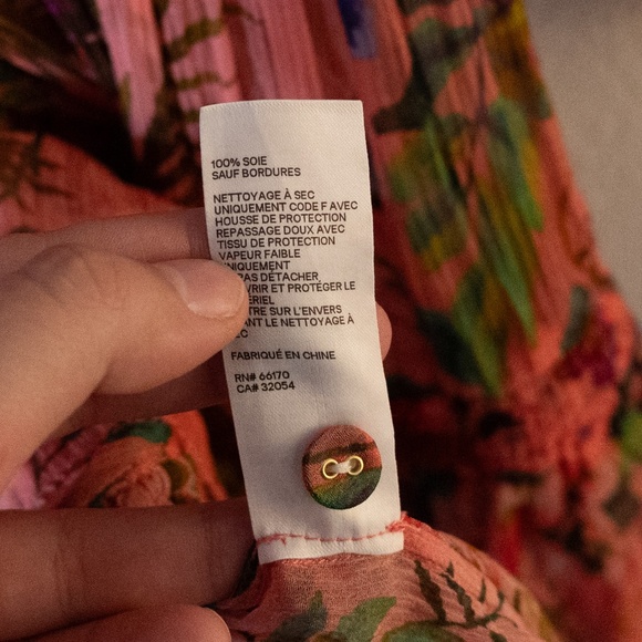 Zimmermann Tropicana Lantern Mini Dress Coral Floral - Picture 7 of 7